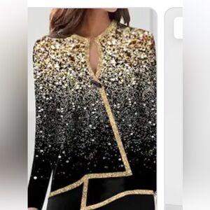 Women's Shirt Blouse Elegant Vintage Fashion Print Long Sleeve